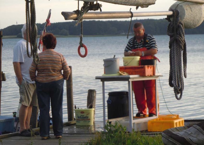 Frischer Fisch direkt vom Fischer